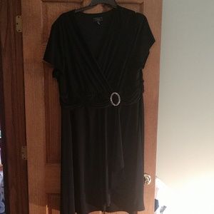 DressBarn black dress with rhinestone